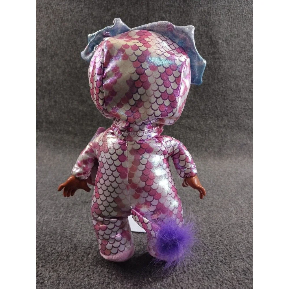 Cry Babies Tiny Cuddles Dinosaur Triceratops Tina Dino Themed Metallic Pajamas
